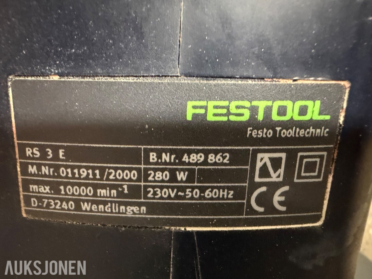 Festol sag m/skinne, pussemaskin, stikksag