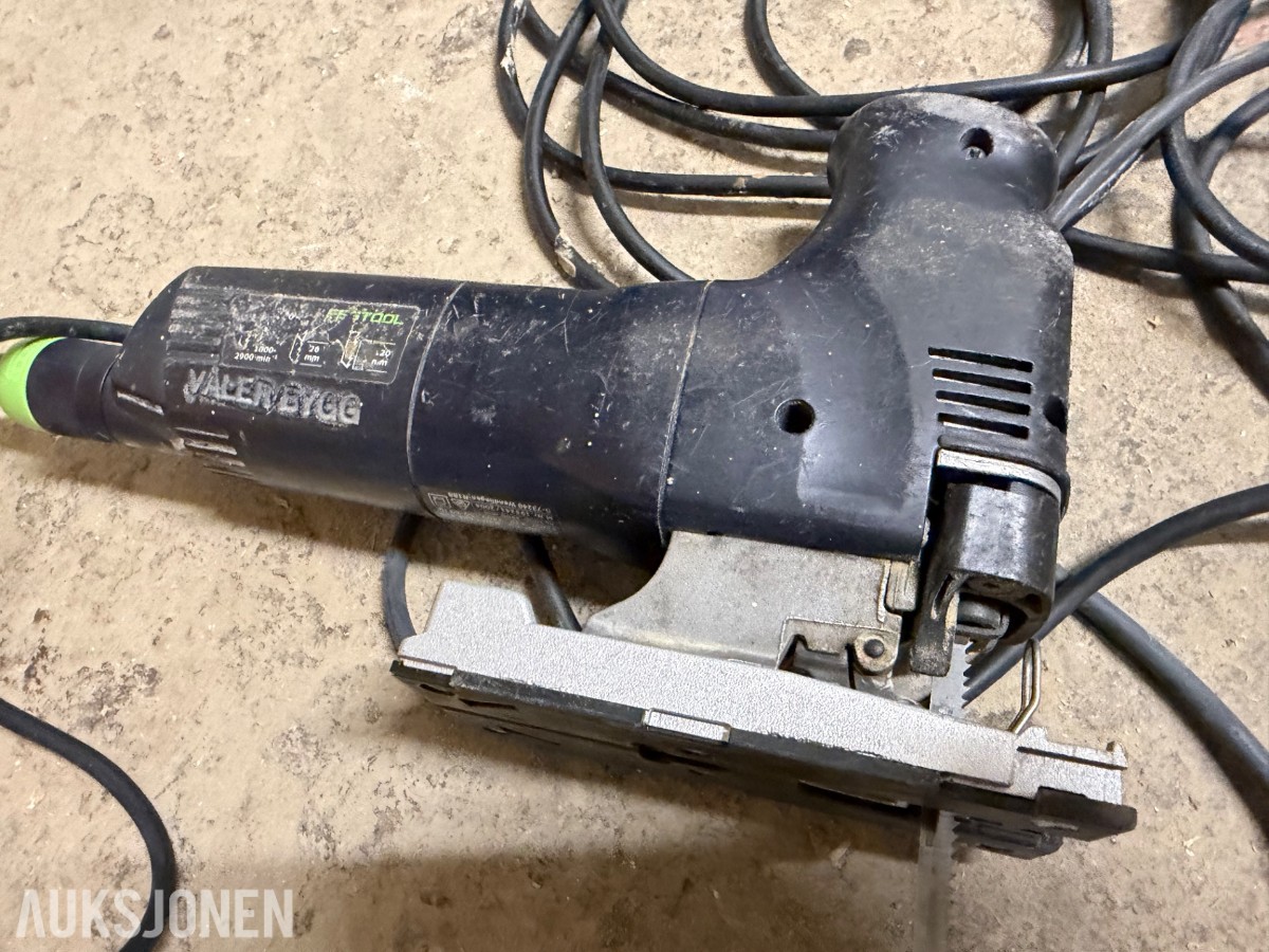 Festol sag m/skinne, pussemaskin, stikksag