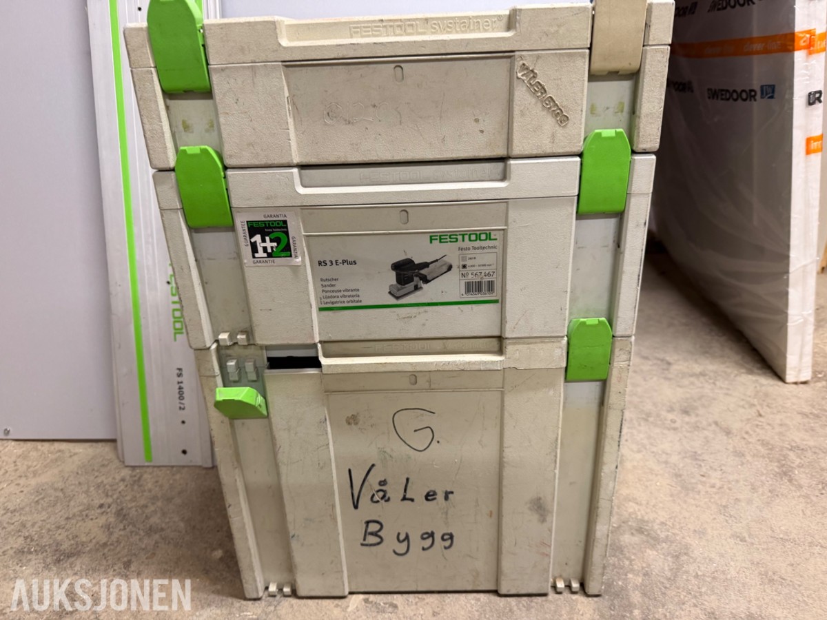 Festol sag m/skinne, pussemaskin, stikksag