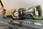 Hitachi vinkelsliper og bajonettsag