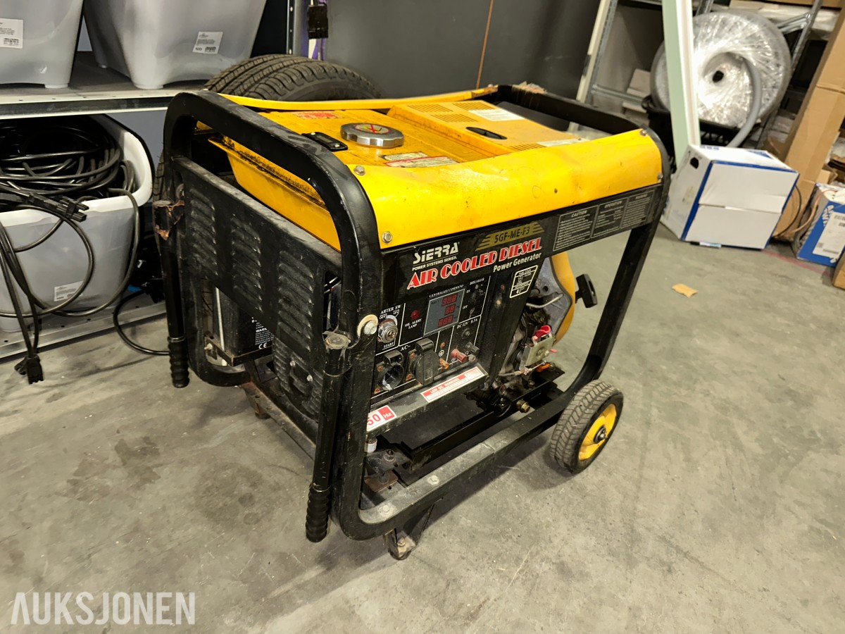 Sierra 5GF-ME-F3 dieseldrevet strømaggregat