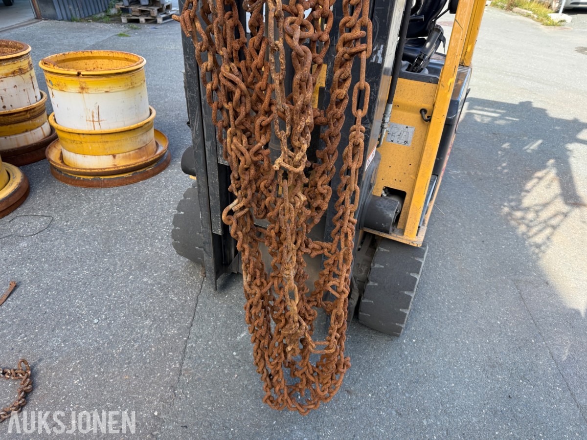 4 stk. kraftige hjulkjettinger / anleggskjettinger