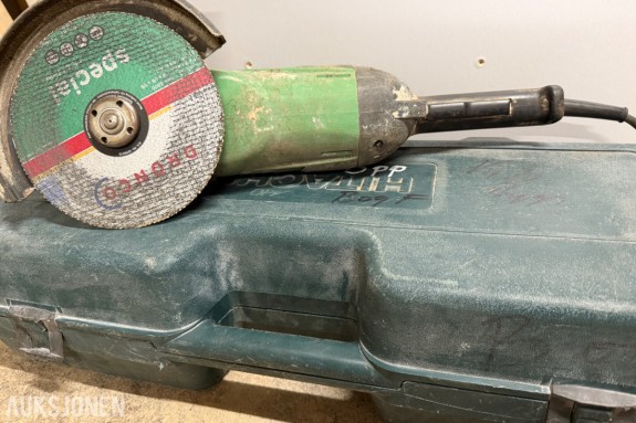Hitachi Vinkelsliper og betongmaskin