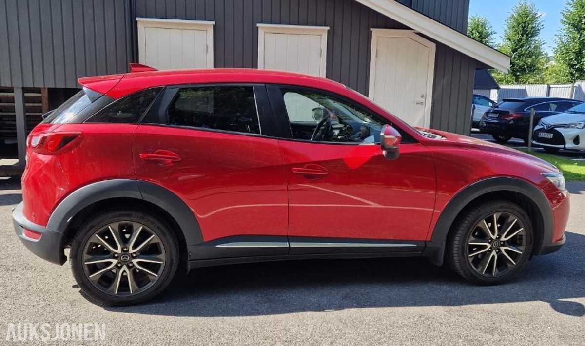 2016 Mazda CX-3 2.0 150hk AWD, 103700km, Automat, Ryggekamera, S+V dekk