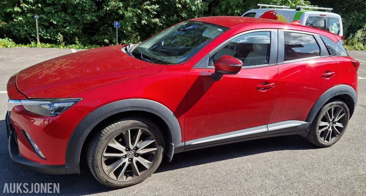 2016 Mazda CX-3 2.0 150hk AWD, 103700km, Automat, Ryggekamera, S+V dekk