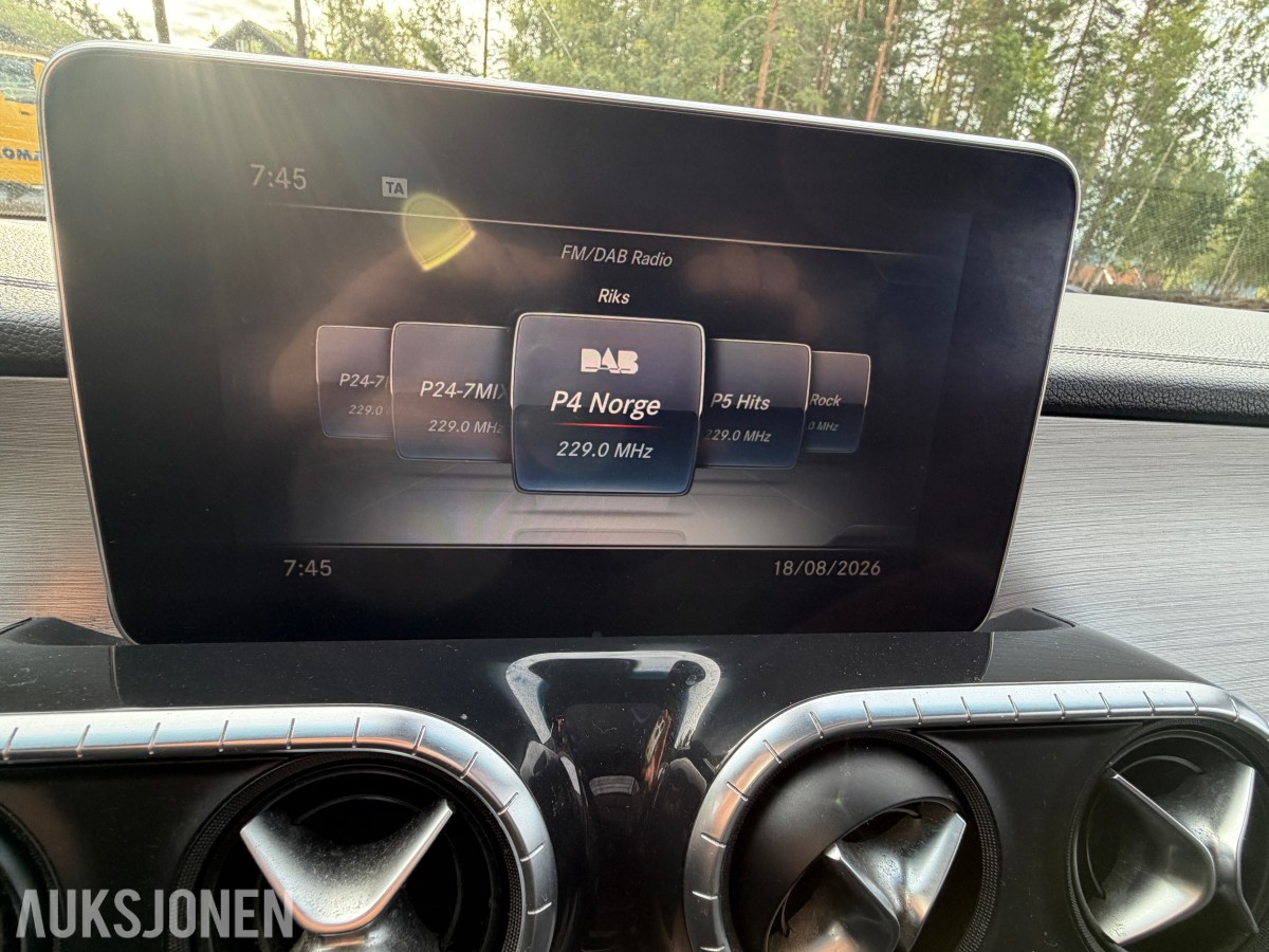 2018 Mercedes-Benz X-Klasse, X250/4X4/AUTOMAT/CRUISE/DAB/KAMERA/AUTOMAT/H.FESTE/LED TAK/FORAN/BAK/S+V DEKK