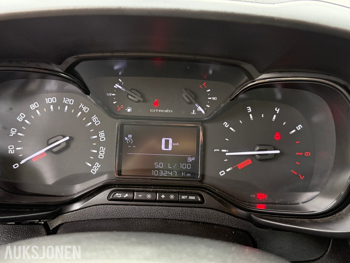 2019 Citroen Berlingo BlueHDI 100hk L1 / H.feste / Varebilinnredning