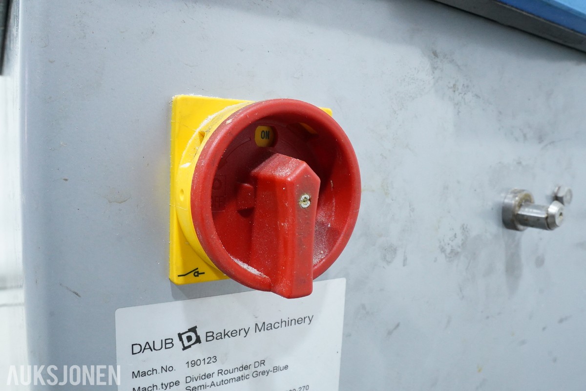 2019 - Daub DR semiautomatisk deigdeler og rundvirker