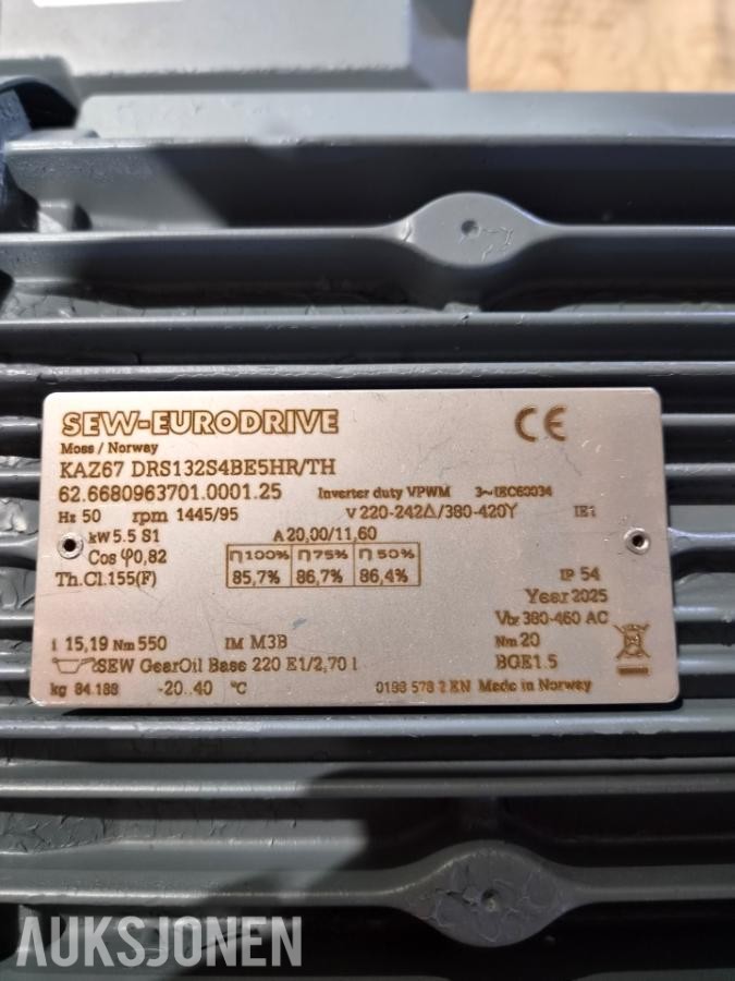 Vinkeltannhjulsgirmotor