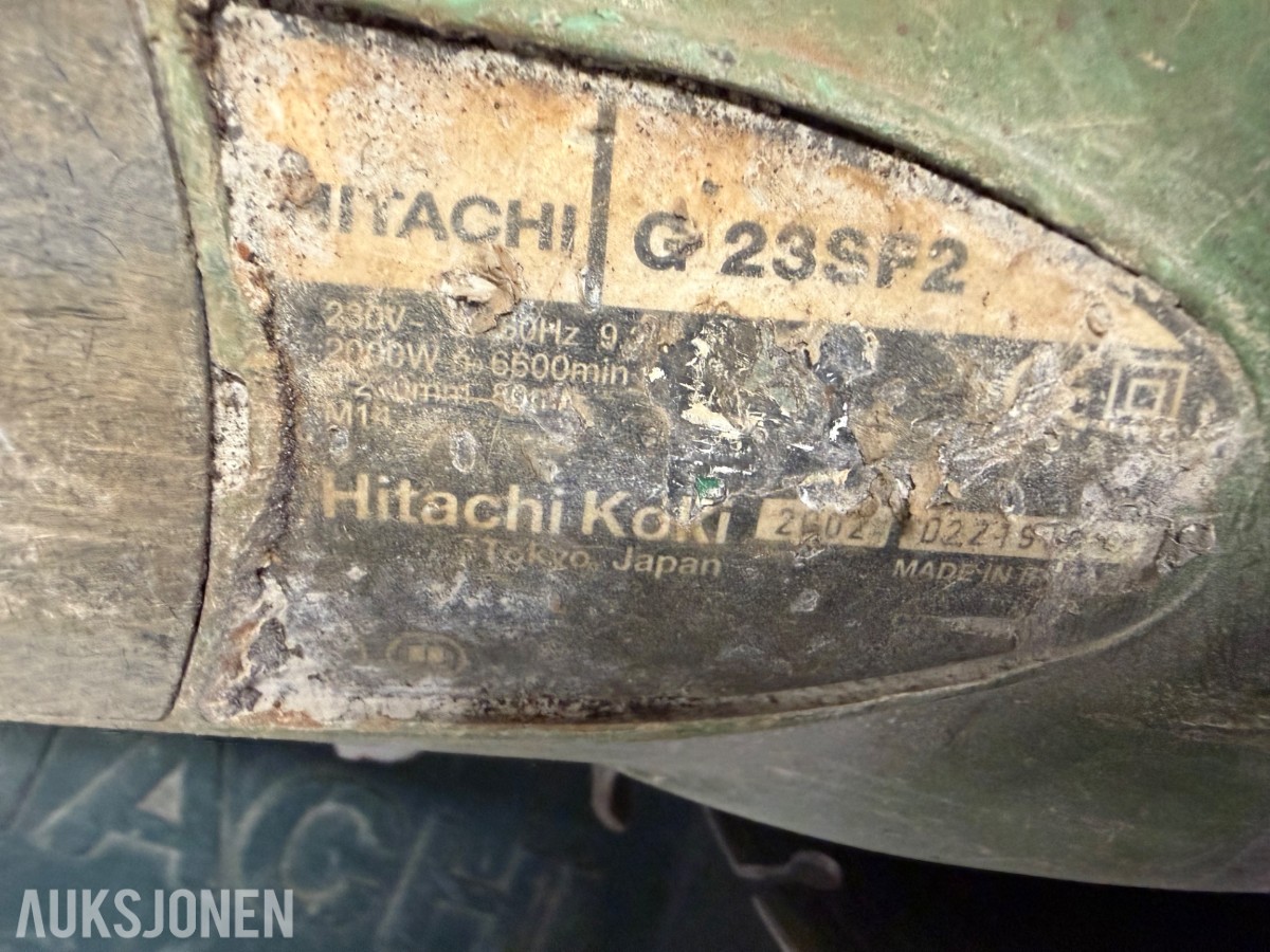 Hitachi / Dewalt Vinkelsliper og Bajonettsag