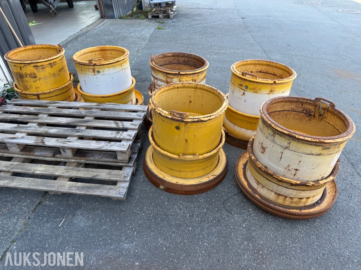 6 stk. felger til Volvo A45 dumper