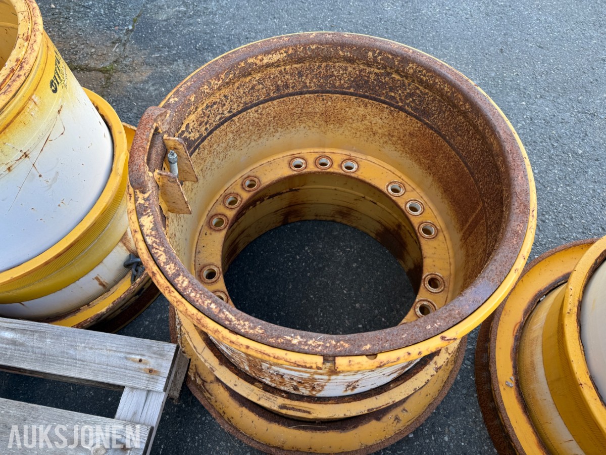 6 stk. felger til Volvo A45 dumper