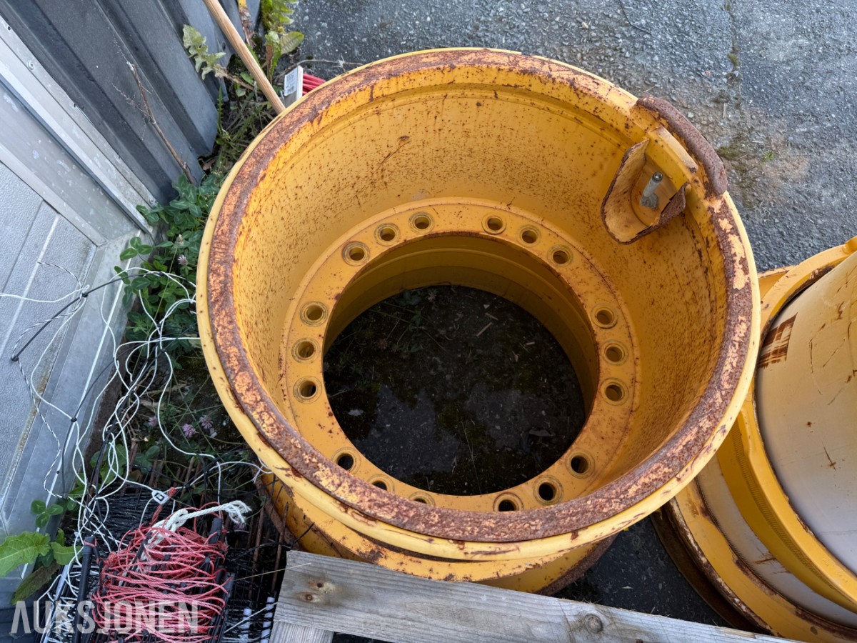 6 stk. felger til Volvo A45 dumper