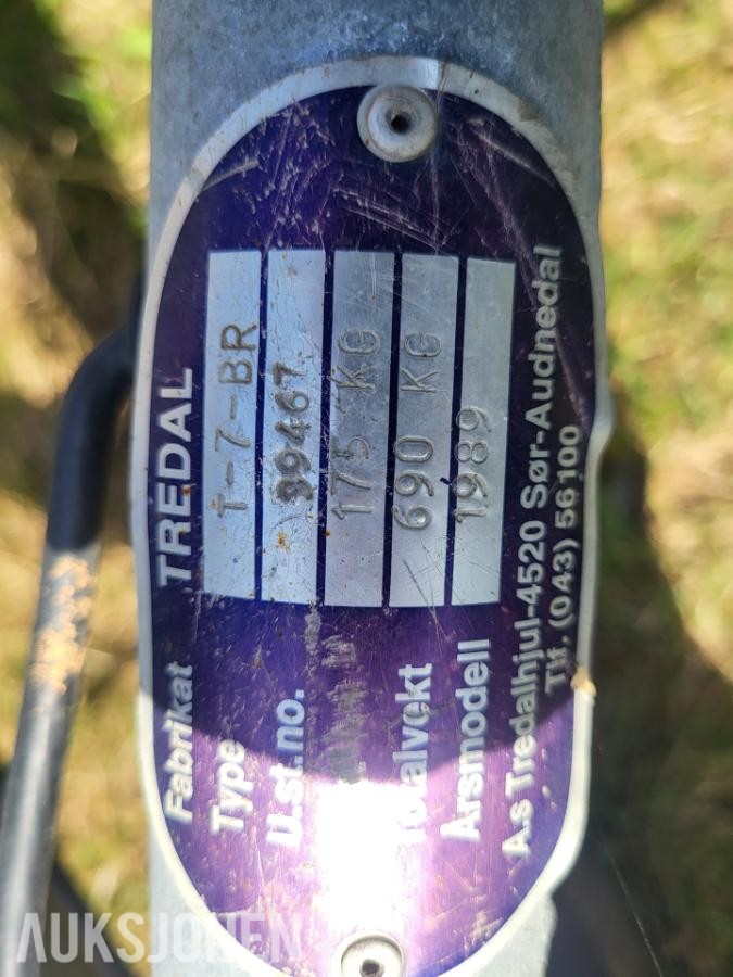 1999 Tredal varehenger T 7 BR