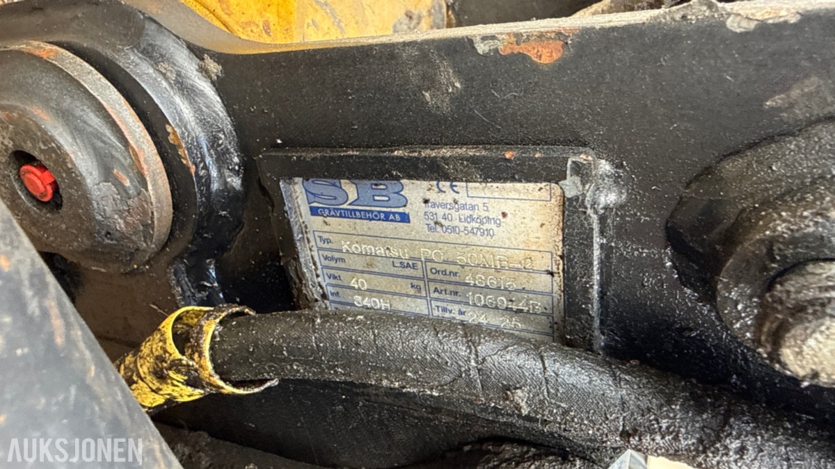 2006 Komatsu PC50MR-2 minigraver 4500t m/ skuffe – Rep Objekt/delemaskin