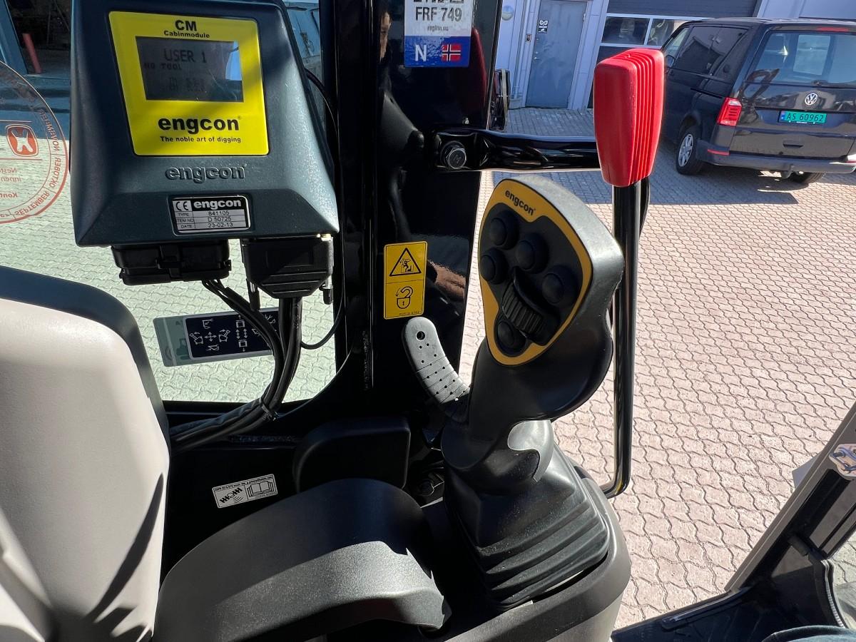 2024 Kubota KX085-5 EC209, 3 skuffer, sentralsmøring, dieselfyllepumpe