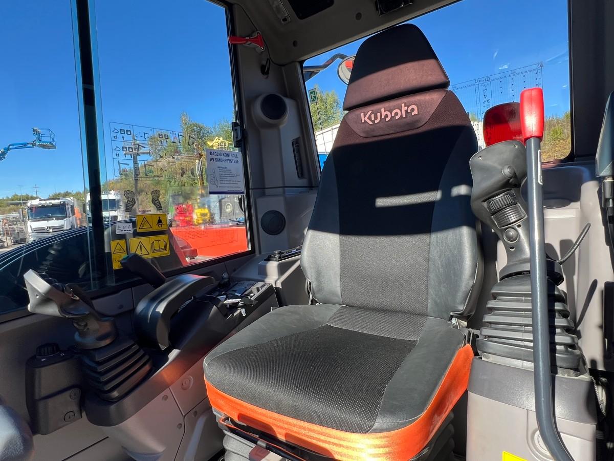 2024 Kubota KX085-5 EC209, 3 skuffer, sentralsmøring, dieselfyllepumpe