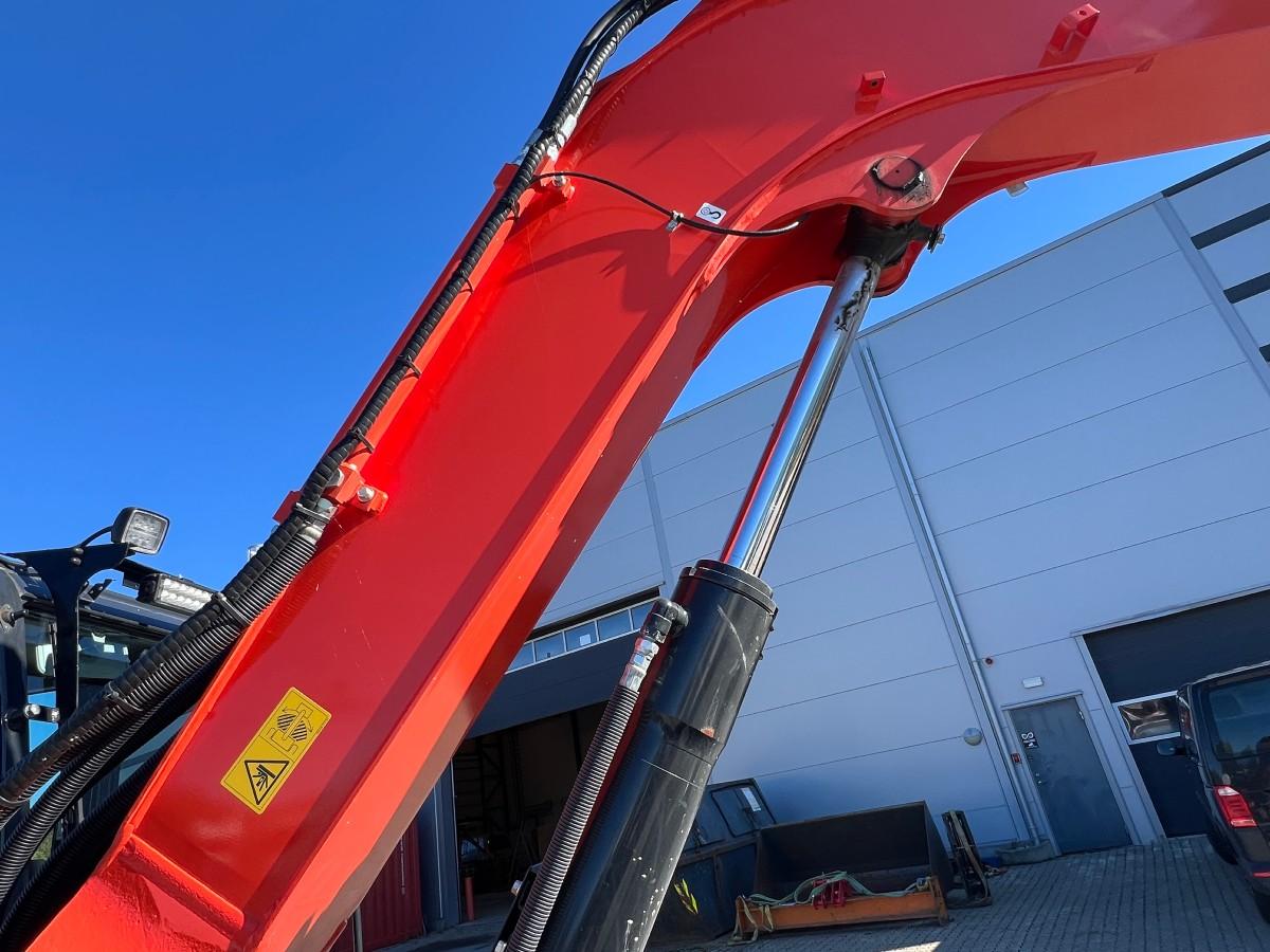 2024 Kubota KX085-5 EC209, 3 skuffer, sentralsmøring, dieselfyllepumpe