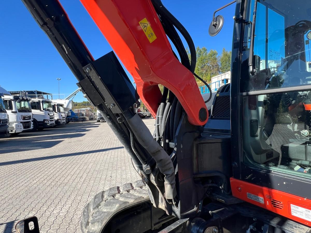 2024 Kubota KX085-5 EC209, 3 skuffer, sentralsmøring, dieselfyllepumpe