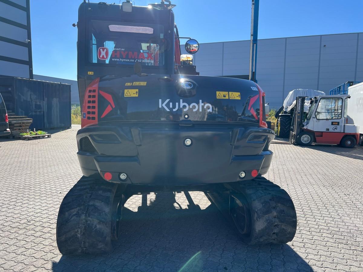 2024 Kubota KX085-5 EC209, 3 skuffer, sentralsmøring, dieselfyllepumpe
