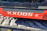 2024 Kubota KX085-5 EC209, 3 skuffer, sentralsmøring, dieselfyllepumpe