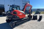 2024 Kubota KX085-5 EC209, 3 skuffer, sentralsmøring, dieselfyllepumpe