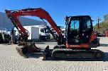 2024 Kubota KX085-5 EC209, 3 skuffer, sentralsmøring, dieselfyllepumpe