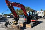 2024 Kubota KX085-5 EC209, 3 skuffer, sentralsmøring, dieselfyllepumpe
