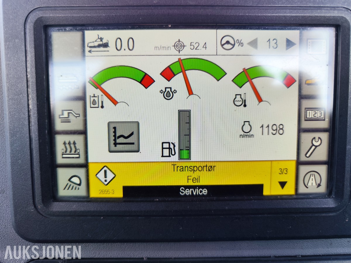 2016 Caterpillar AP300F asfaltutlegger – Cat SE34V – 5 728 timer