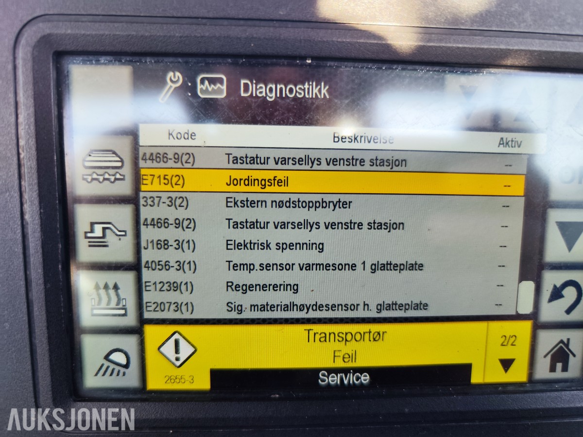 2016 Caterpillar AP300F asfaltutlegger – Cat SE34V – 5 728 timer