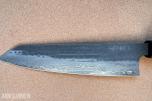 48 TIMERS AUKSJON - Senko Damaskus Kiritsuke + Sashimi-kniv