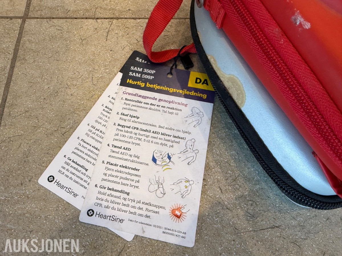 HeartSine SAM 350P hjertestarter / AED