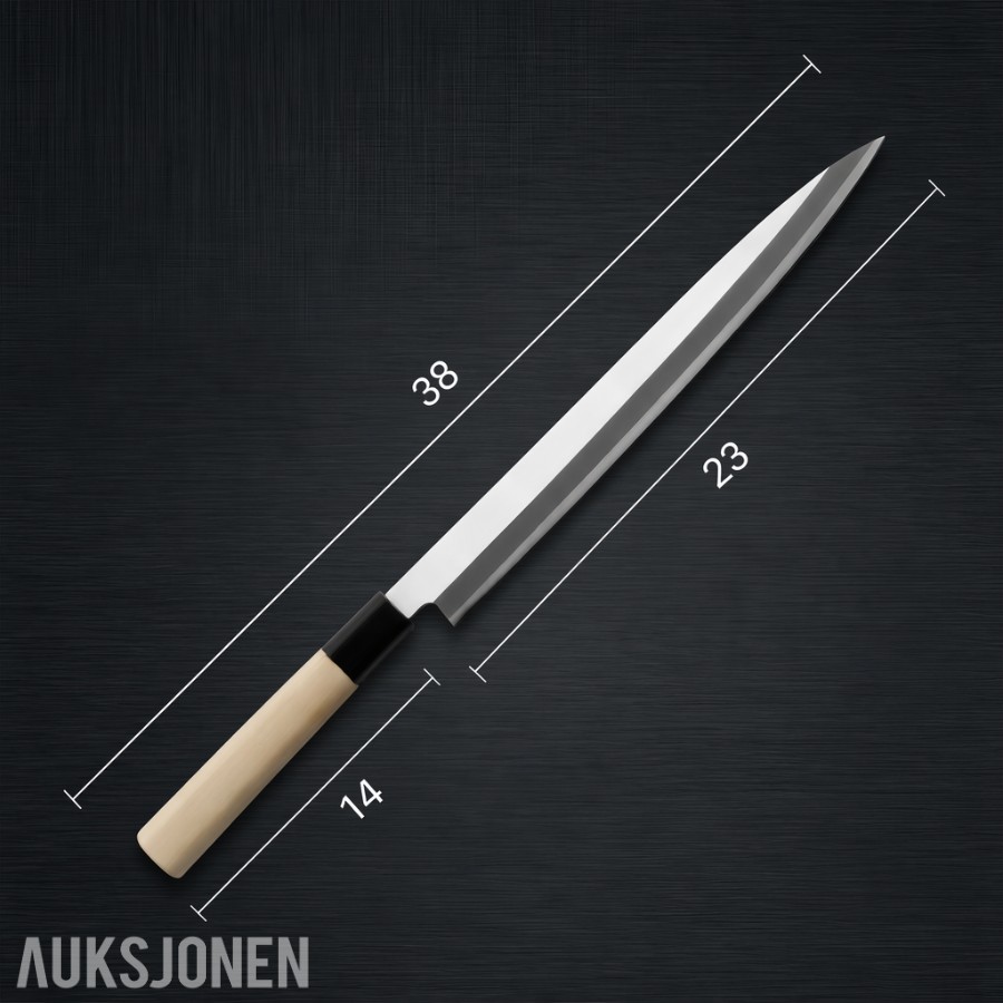 48 TIMERS AUKSJON - Senko 67-lags Damascus 2-delt knivsett + Sashimi-kniv