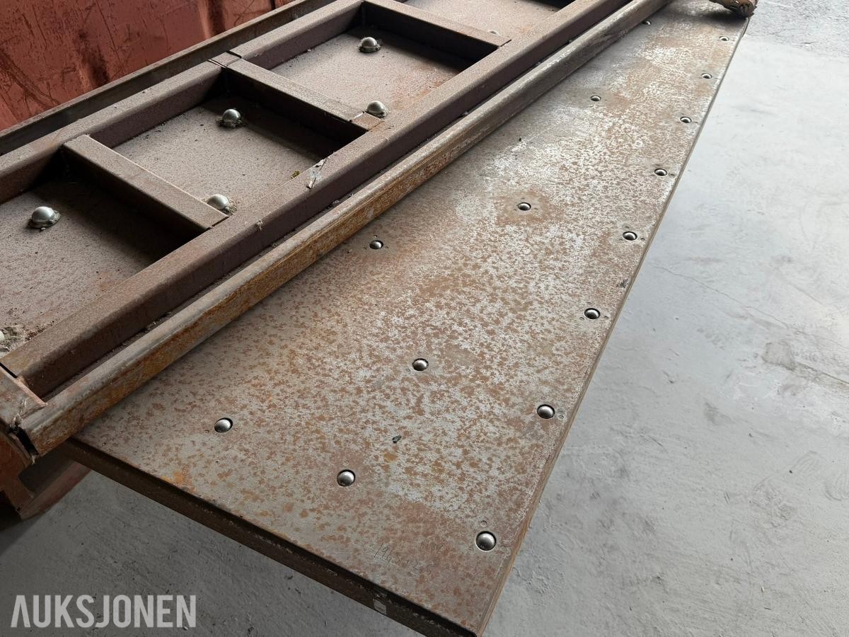 Kulebord / arbeidsbenk med kulelager for platehåndtering