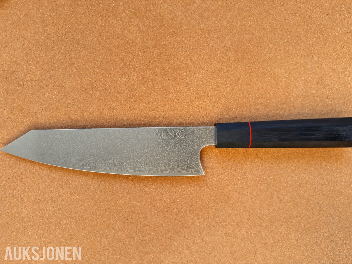 48 TIMERS AUKSJON - Senko 67-lags Damaskus Kiritsuke + Sashimi-kniv