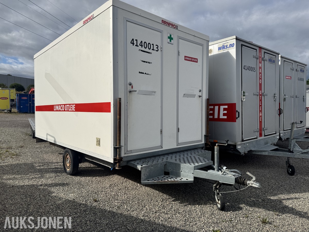 ARNPRO mannskapsbrakke med WC
