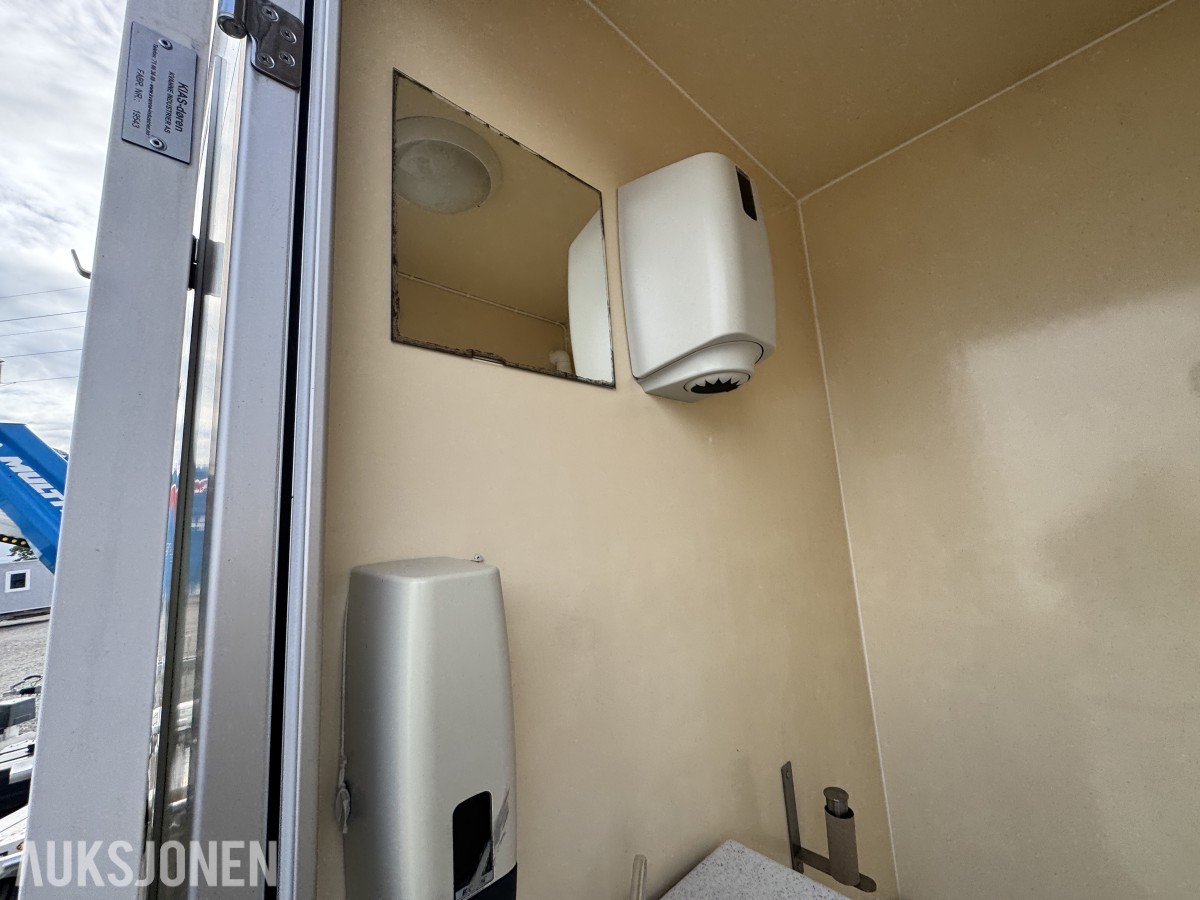 ARNPRO mannskapsbrakke med WC