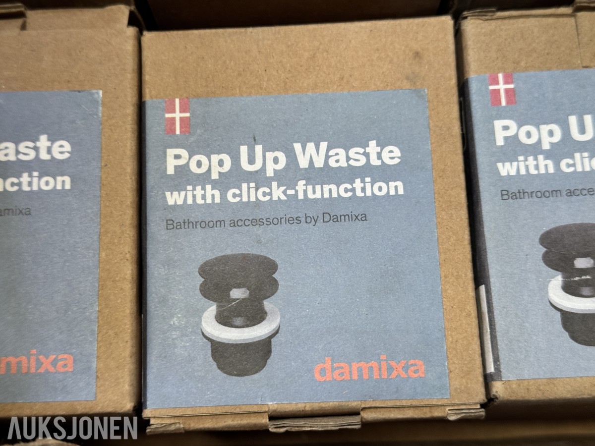 10 Stk Damixa Pop Up Waste med click-funksjon 