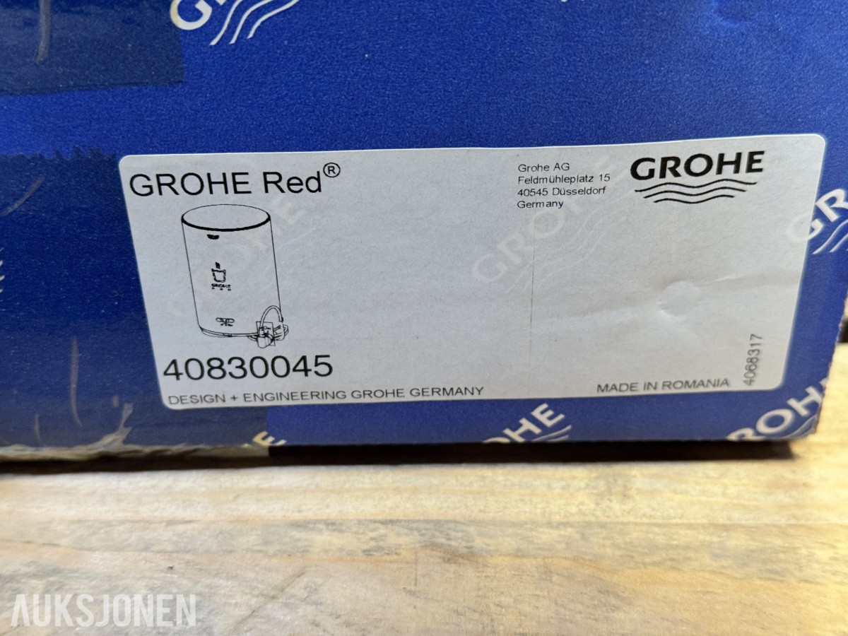 Grohe Red-system og Damixa Rowan kjøkkenarmatur og tilbehør