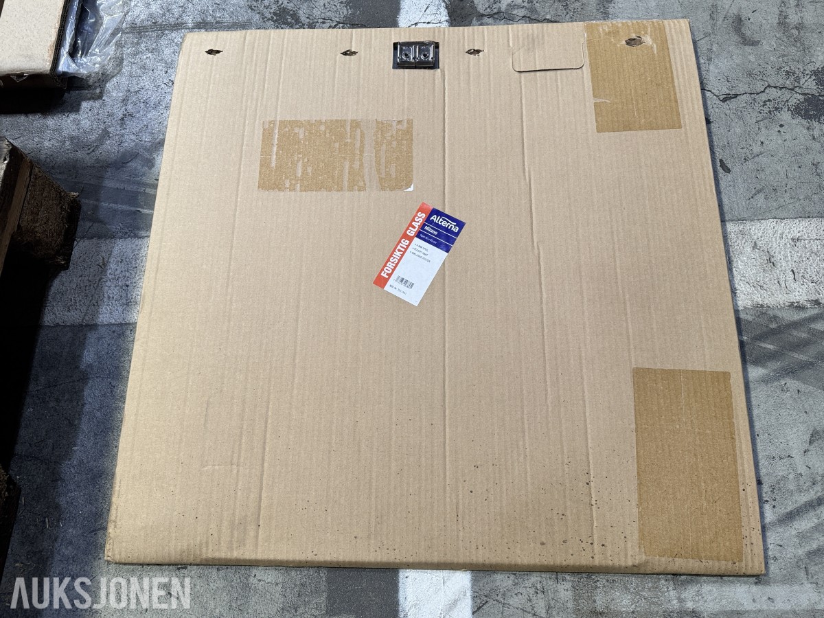  Rundt LED-speil Ø90cm og Alterna Milano speil