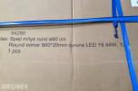  Rundt LED-speil Ø90cm og Alterna Milano speil