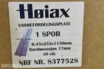 Høiax varmefordelingsplate 1 spor - 40 stk