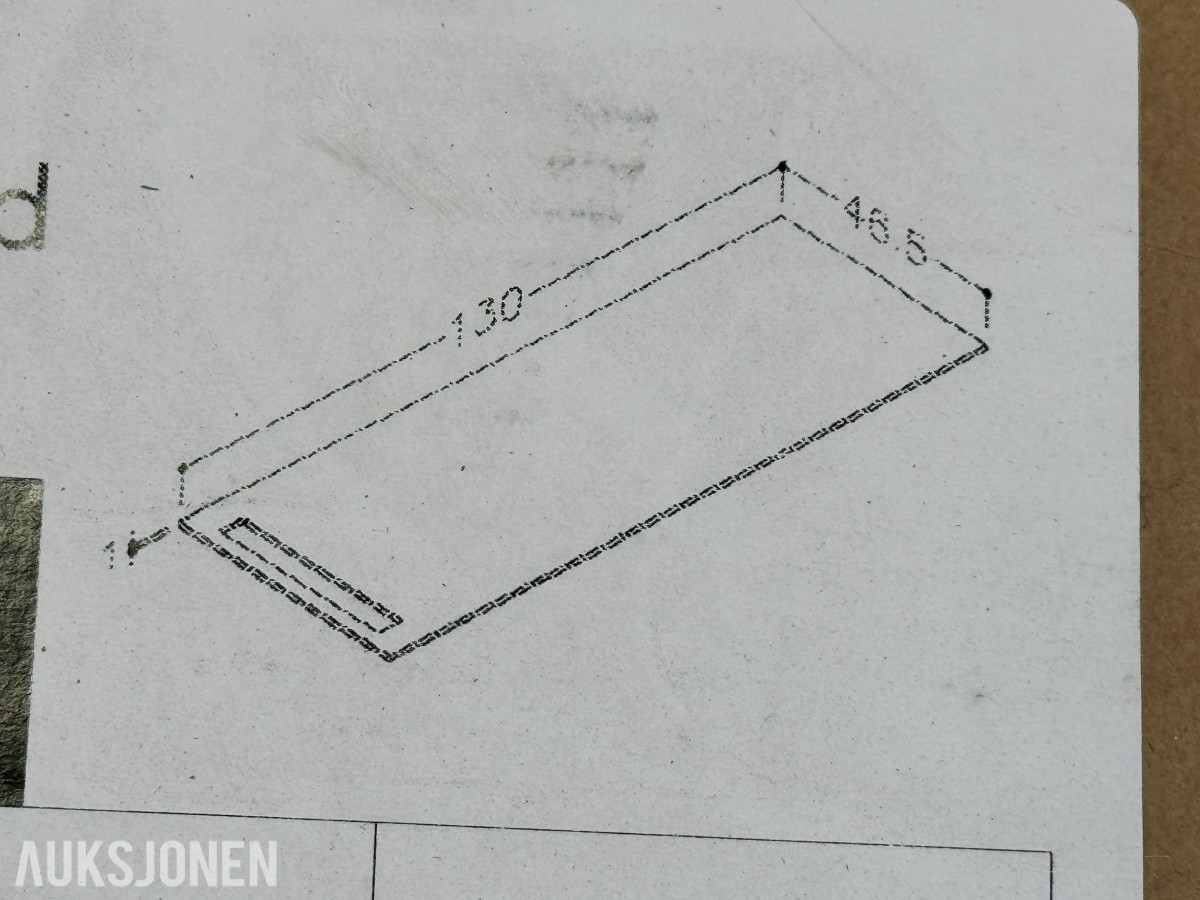 Korsbakken Bad benkeplate