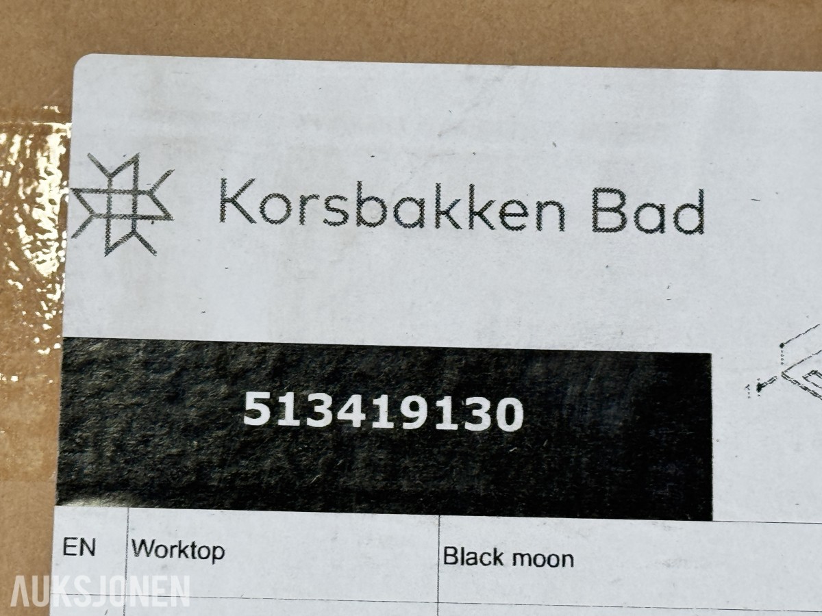 Korsbakken Bad benkeplate