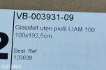 Vikingbad Glassfelt uten profil LIAM 100