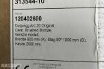 Dusjvegg Arc 20 Original, venstre modell, Brushed Bronze