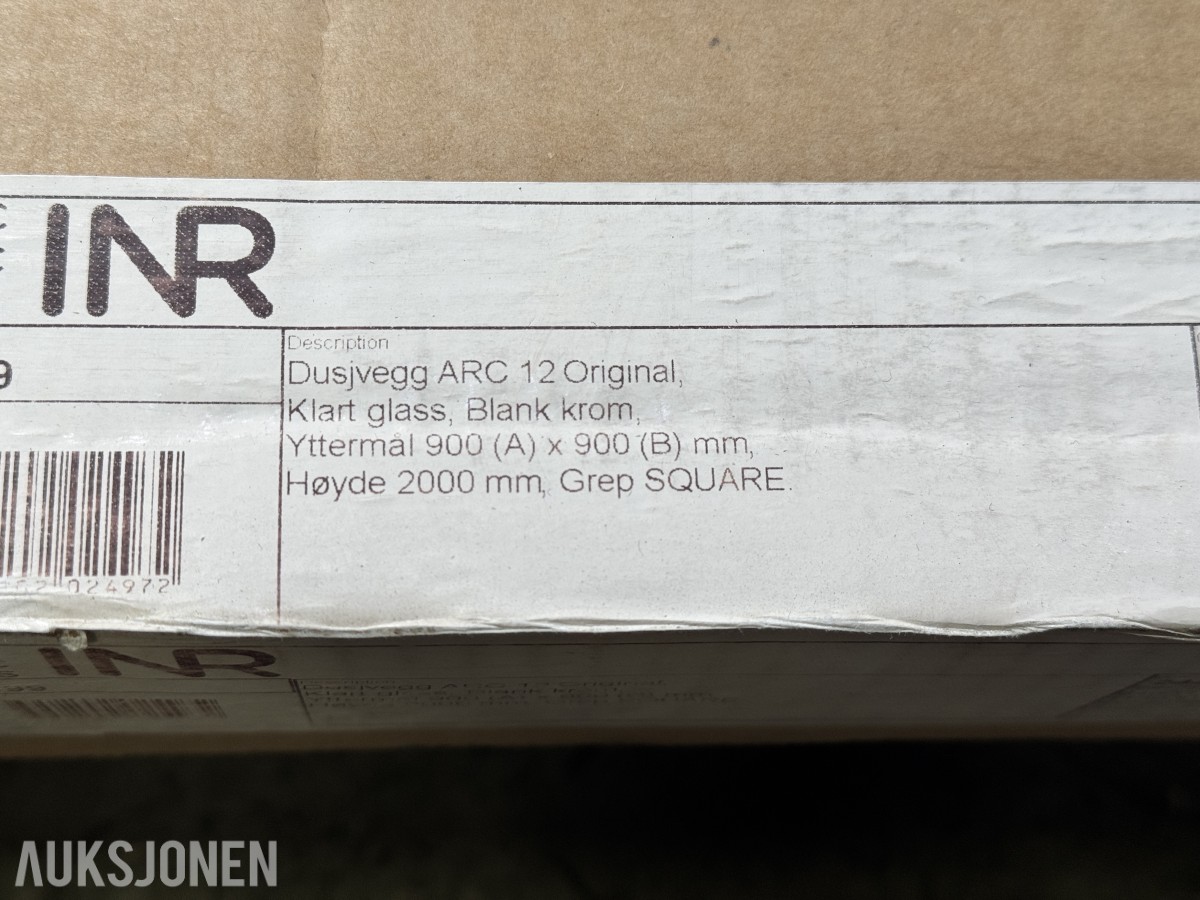 Parti INR Dusjvegger: ARC - 5 kolli