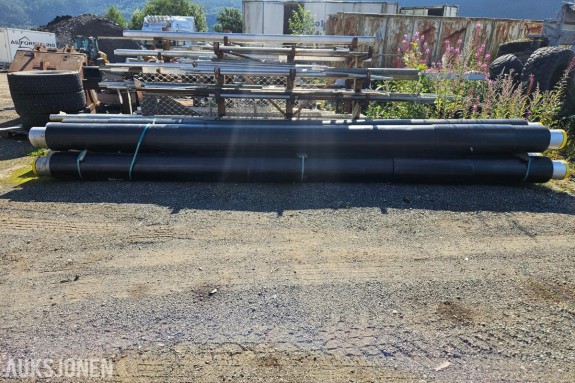 2020 Fjernvarmerør 219,1 mm 304 rustfritt – preisolert – 30 meter - Ubrukt
