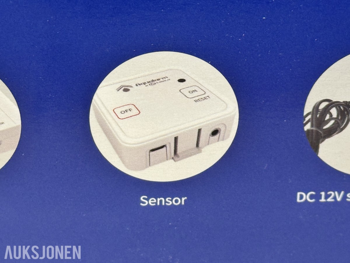 2 stk Aqualarm Trådløs vannlekkasjestopper 3/4 tommer 