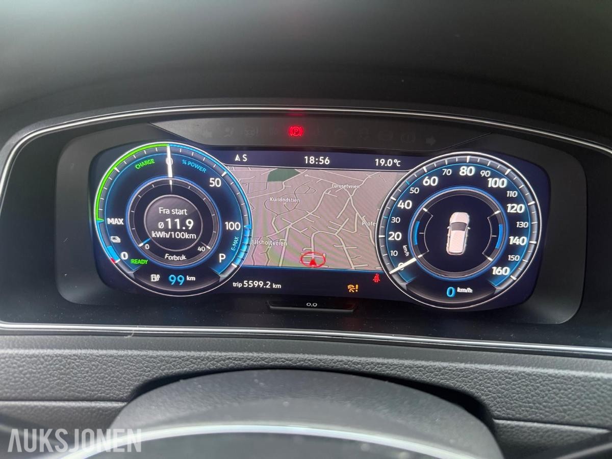 2018 Volkswagen E-Golf Ryggekamera, EU ok til 03.2028